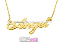 Gold / Gold Plated Name Necklace